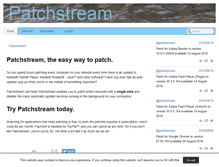 Tablet Screenshot of patchstream.com